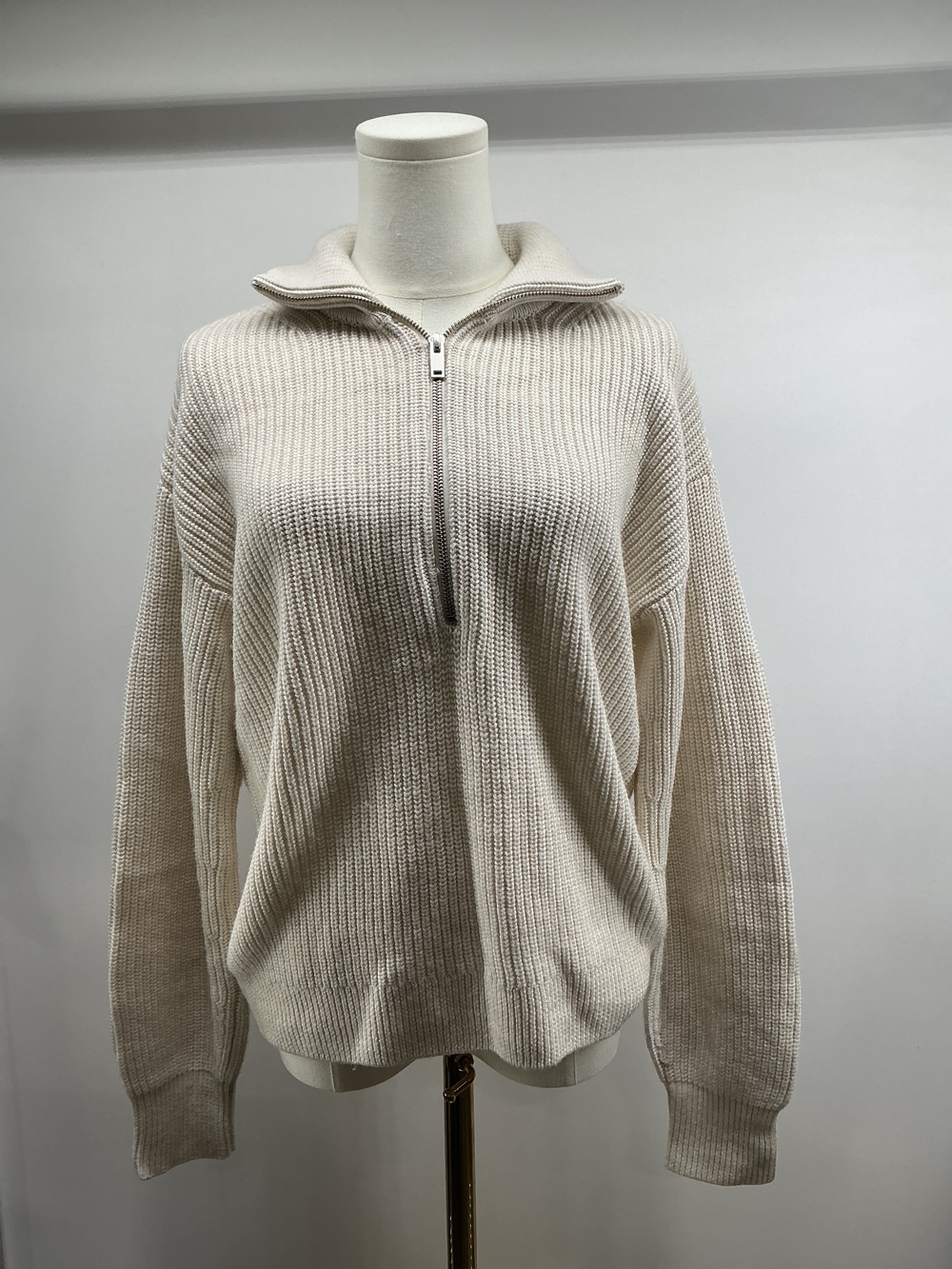 Australian Merino Wool Half Zip Sweater